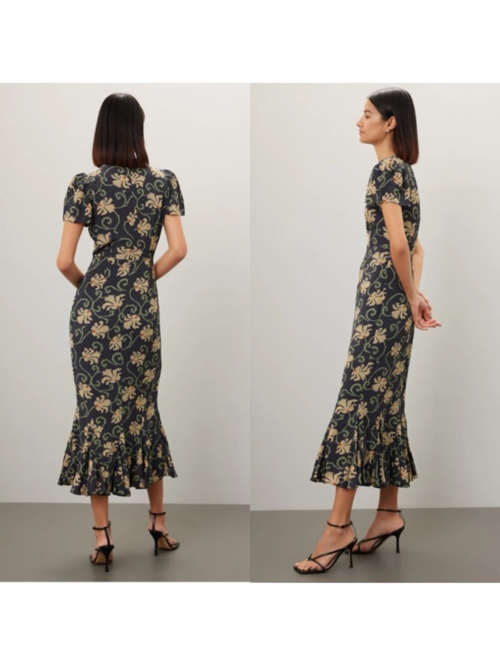 RHODE Mosaic Blossom Lulani Dress in Size 4 - Picture 4 of 10